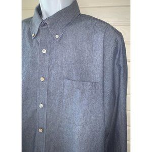 Luxury Byron British Style Exclusive Sz ?? Cotton 2 Ply Casual Button Up Shirt